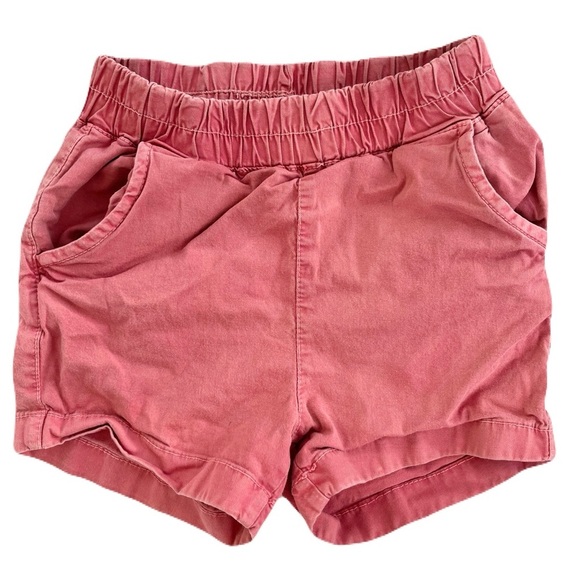 Kids Red Casual Summer Shorts - Picture 1 of 1